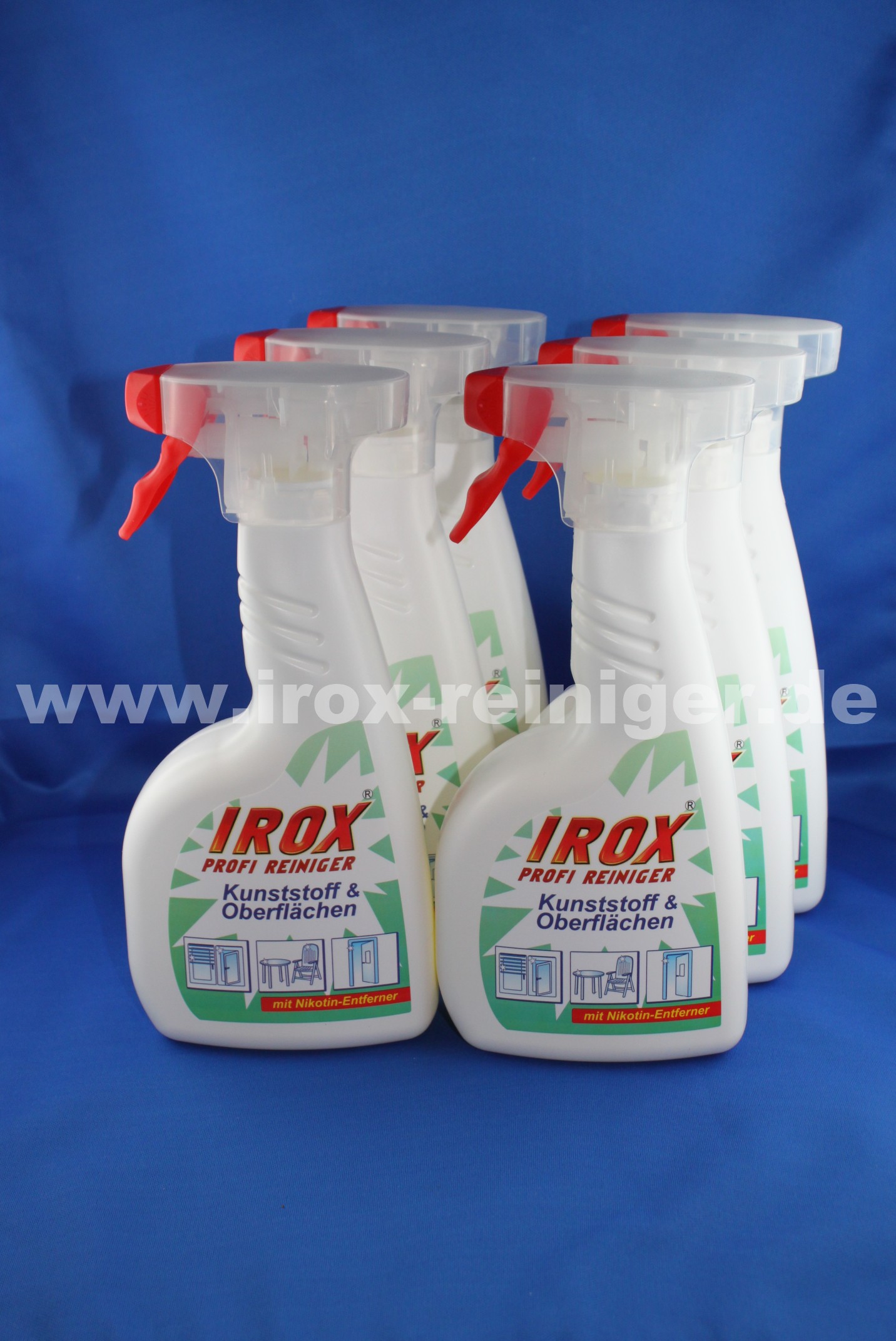 Irox-Reiniger Onlineshop - IROX Profi Reiniger Kunststoff & Oberflächen - 6  x 500ml